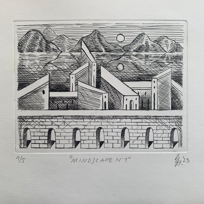 ++LAST ONE!++ "Mindscape N°1"   Production prints 