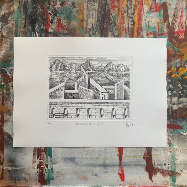 ++LAST ONE!++ "Mindscape N°1"   Production prints 