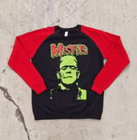 Image 1 of Misfits Frankenstein red and black sweater