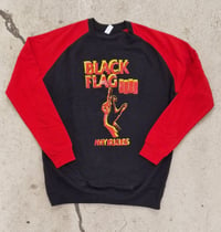 Image 1 of Black Flag My Rules ketchup and mustard sweater