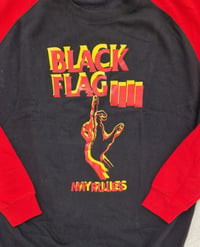 Image 2 of Black Flag My Rules ketchup and mustard sweater