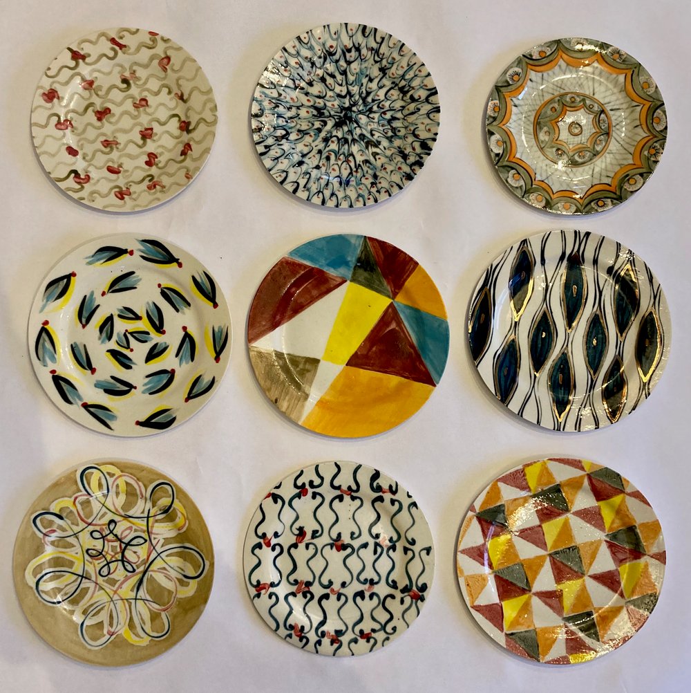 Image of LUCKY DIP WOBBLY PLATES!!!! ON SALE