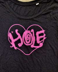 Image 2 of Hole heart ladies fit t-shirt