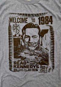 Image 2 of Dead Kennedys 1984 poster t-shirt 