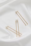 Amélie Georges - GOLD FRESHWATER PEARL HAIR PIN X 3