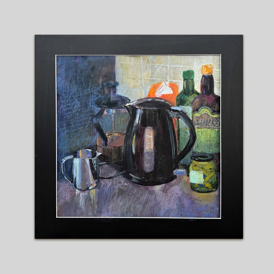 Monochromatic Morning: Brews & Oils