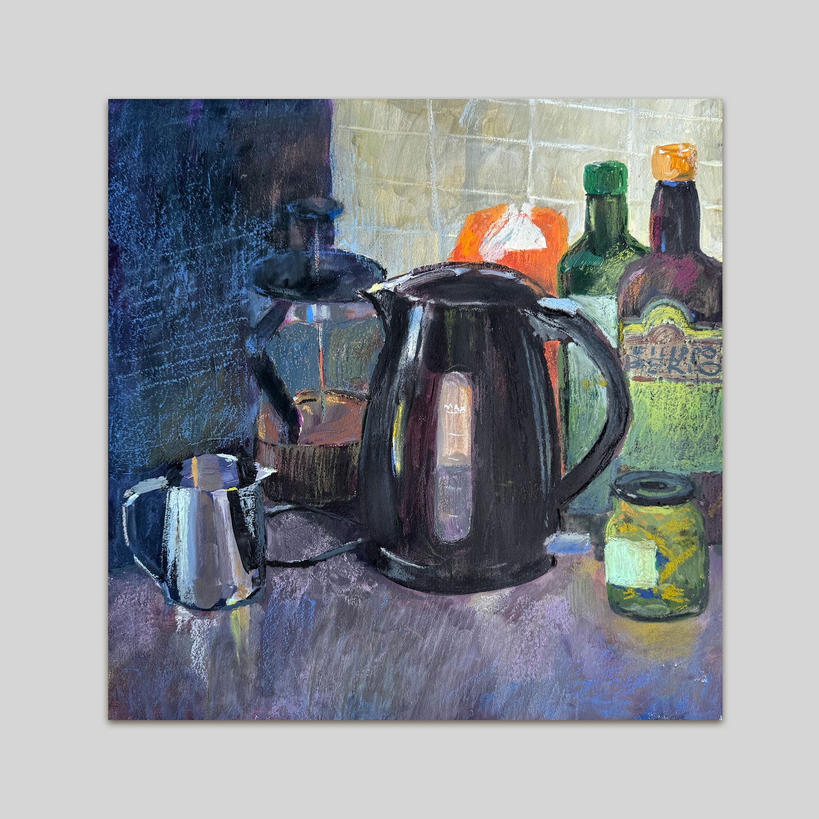 Monochromatic Morning: Brews & Oils | Ksenia Kudelkina