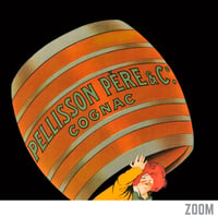 Image 2 of Cognac Pellisson poster | Leonetto Cappiello | Drink Cocktail Poster | Vintage Poster