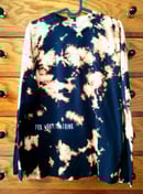 Image 1 of S | BATIK LONGS | UNIKAT | "FUCK WHAT THEY  THINK| Shirt | DIY | Tailliert | bio | organic | lgbtq |