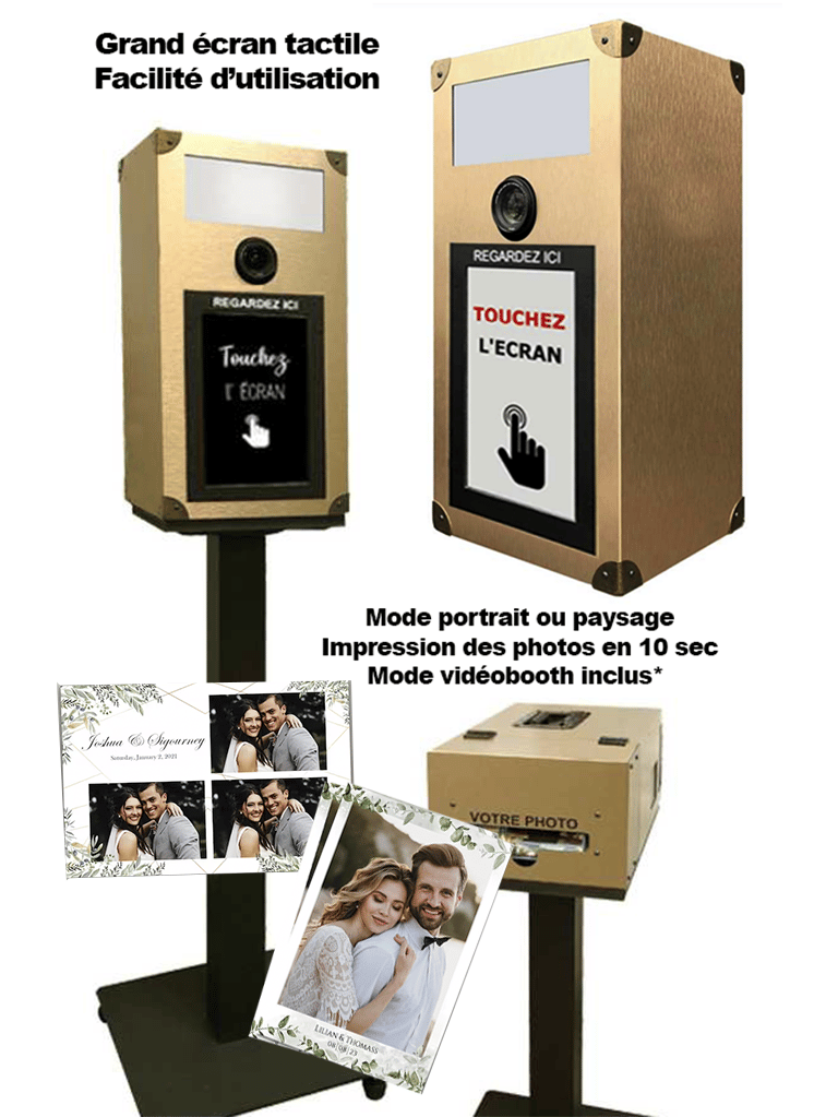 Image of Borne Photobooth et Vidéobooth avec impression !