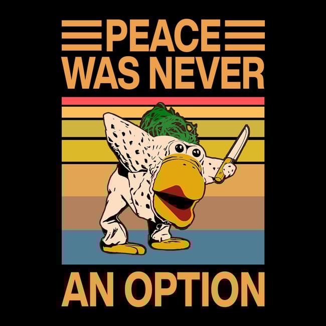T-SHIRT - DODO - PEACE WEAS NEVER AN OPTION