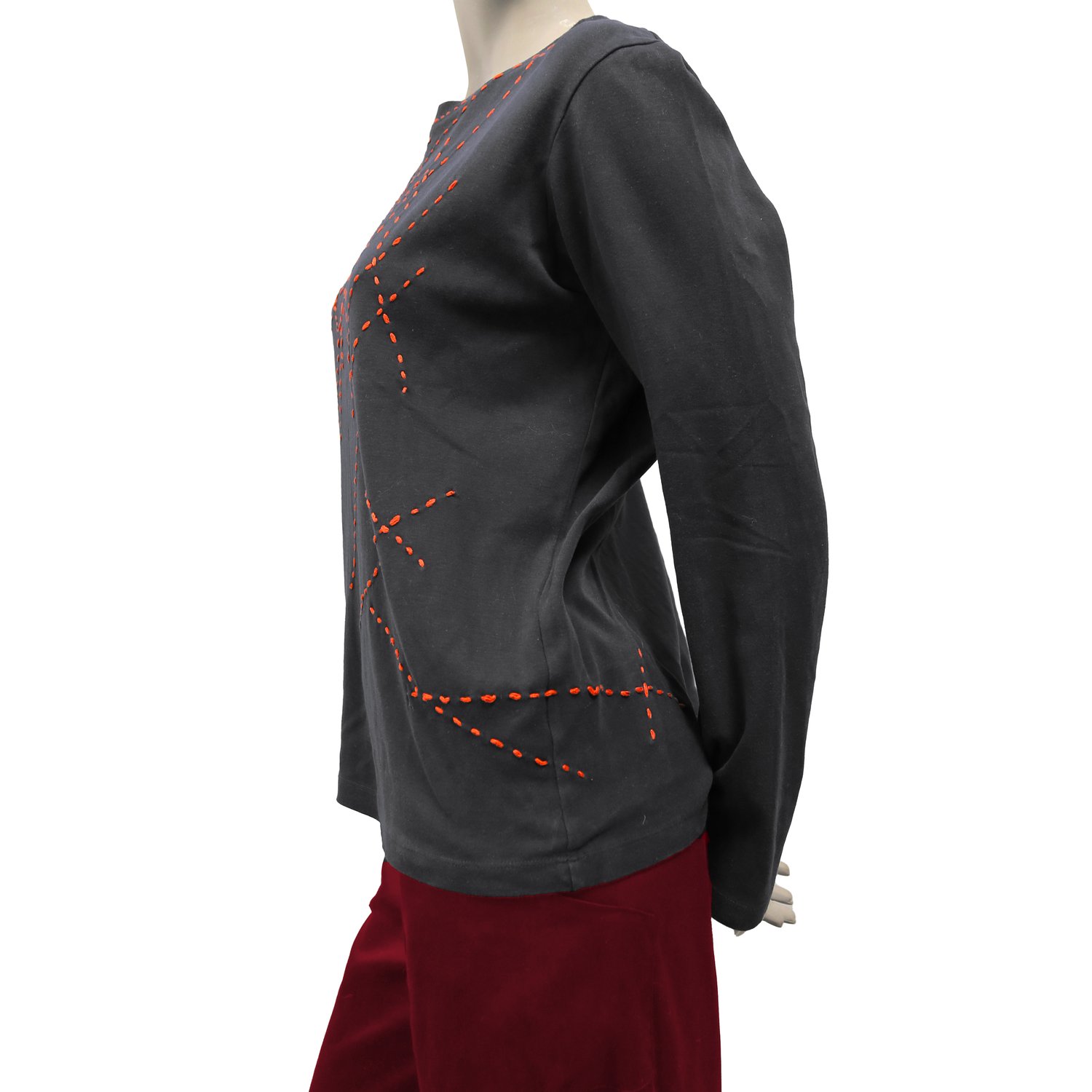 Image of ECO-FRIENDLY UNISEX T-SHIRT with large embroidery