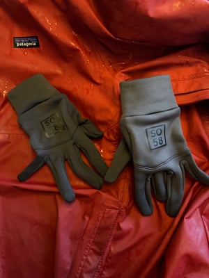 Image of SO58 Softshell Tech Gloves Graphite Grey 