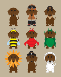 Image 3 of Dachshund Multi Collection