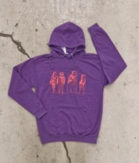 Image 1 of Mr. Blobby Lineup purple washed hoody