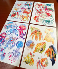 Image 2 of Ocean Critters Print Set