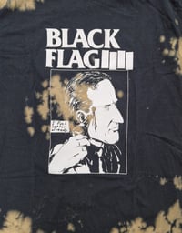 Image 2 of Black Flag "I feel better" bleach stain tee