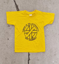 Image 1 of Crass There is no Authority kids tee