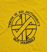 Image 2 of Crass There is no Authority kids tee