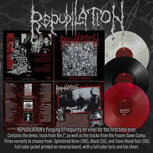 Image of  Repudilation -  Purging of Impurity- vinyl Red