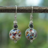 Image 4 of Murano Glass Beads Sterling Silver