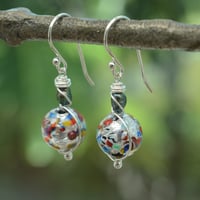 Image 5 of Murano Glass Beads Sterling Silver