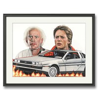 Image 1 of Back to the Future Original Drawing 