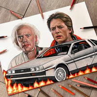 Image 3 of Back to the Future Original Drawing 