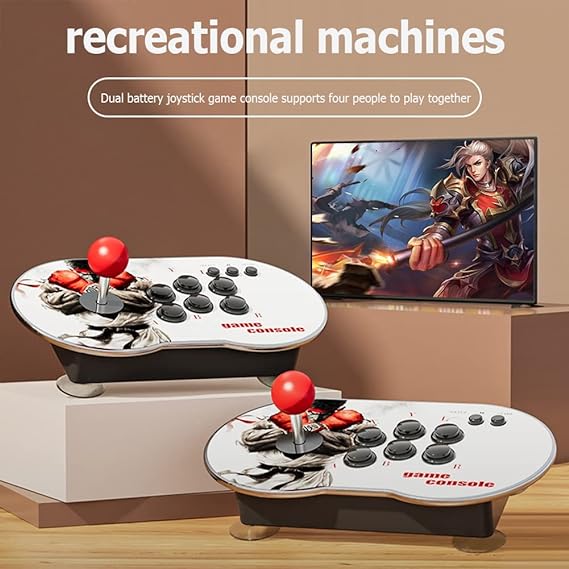 MT6 10000 Games 4K HD Video Arcade Console HDMI-compatible 3D Dual Controller Game Joystick