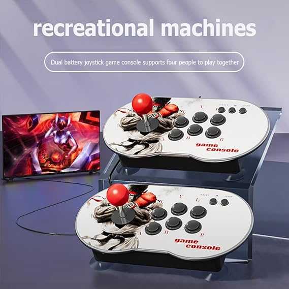 MT6 10000 Games 4K HD Video Arcade Console HDMI-compatible 3D Dual Controller Game Joystick