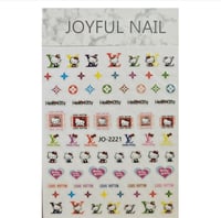 Image 2 of LV nail stickers vol.2