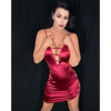 Worn Burgundy Red Nightie + Free Signed 8x10