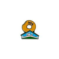 Dilla's Donut Shop pin (Krispy Kreme Colors)