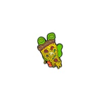 Turtle Pizza Hand pin (Orange/Mikey)
