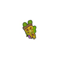 Turtle Pizza Hand pin (Purple/Donnie)
