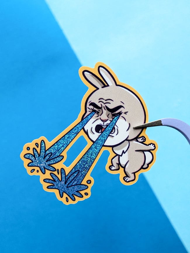 Powered By Tears Sticker Sheet