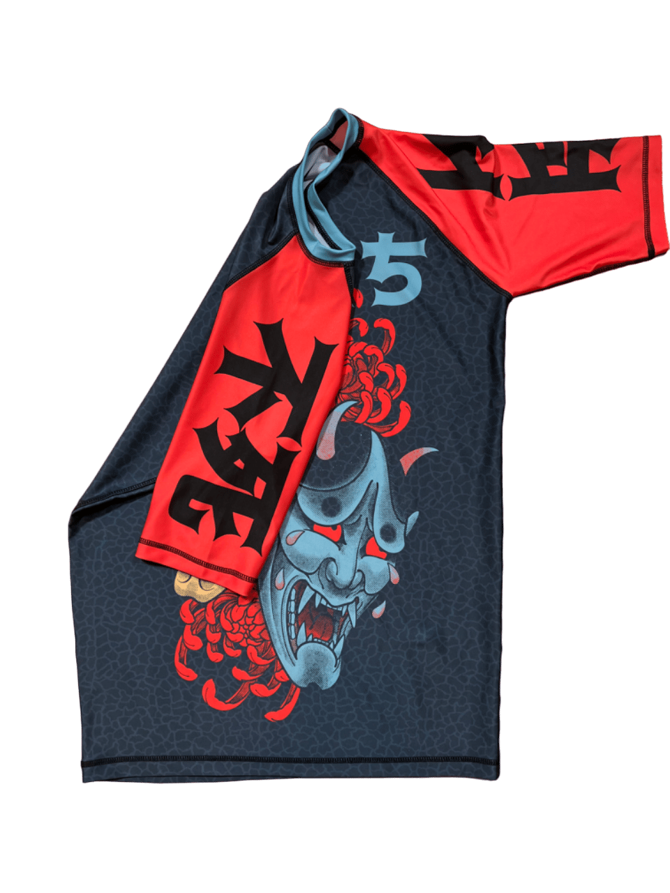 Image of “Laugh now, Cry never” rashguard