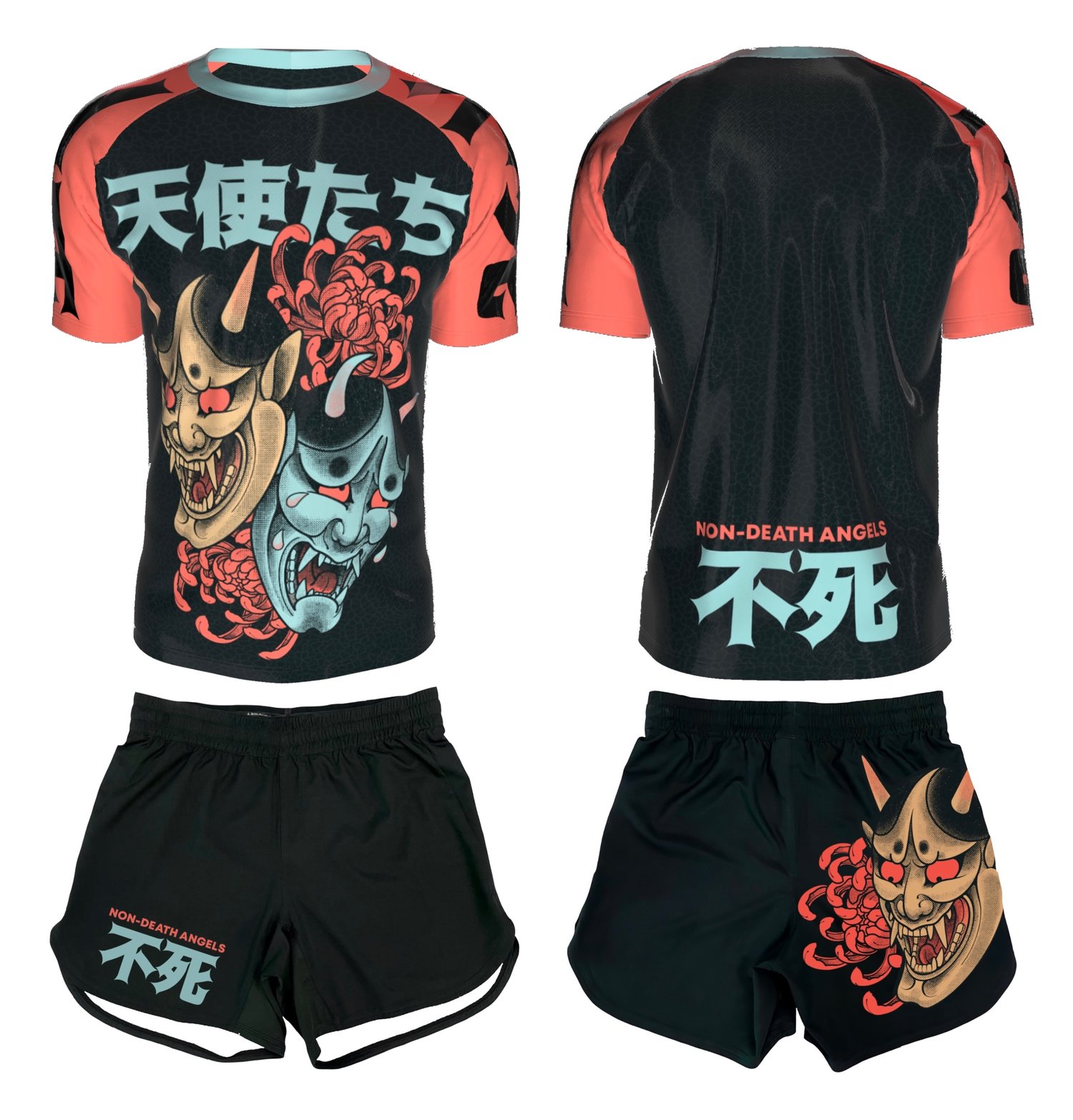Image of “Laugh now, Cry never” rashguard