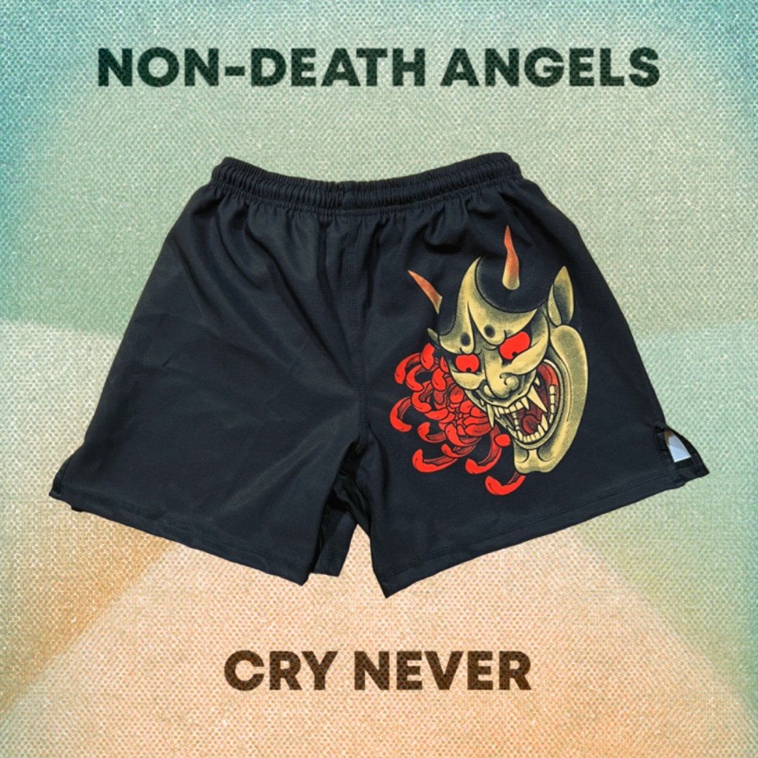 Image of “Laugh now, Cry never” Grappling Shorts