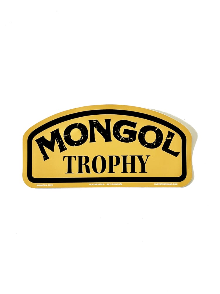Image of MONGOL TROPHY Sticker (Large)