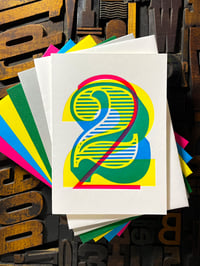 Image 2 of 2nd birthday | letterpress card