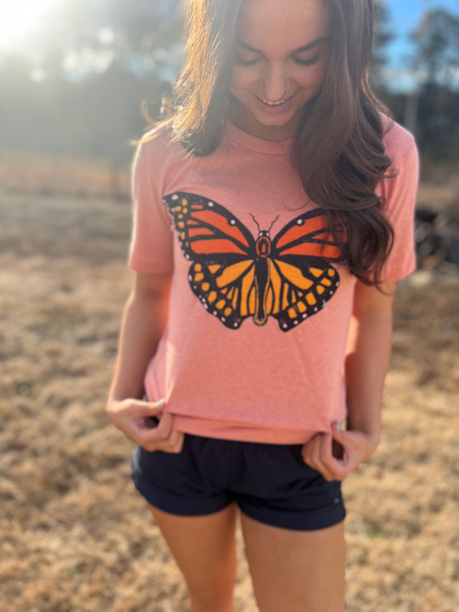 Image of Adult Monarch Butterly Tee