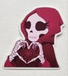 Pink Grim Reaper Sticker