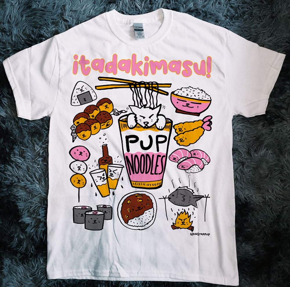 Image of ITADAKIMASU! Thrive and Dine TEE. RESTOCK ORDER!