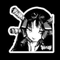 Knifed Sticker