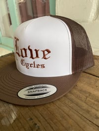 Image 5 of Love Cycles Brown/White Hat