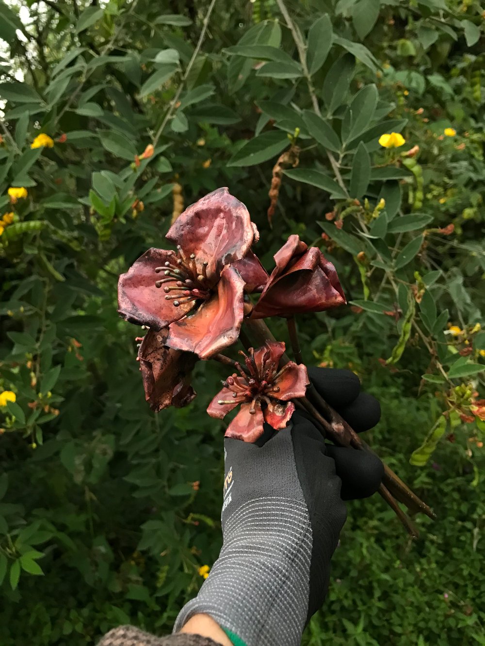 Image of Recycled-Copper Flowers