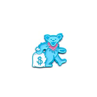 Money Bear pin (Blue)