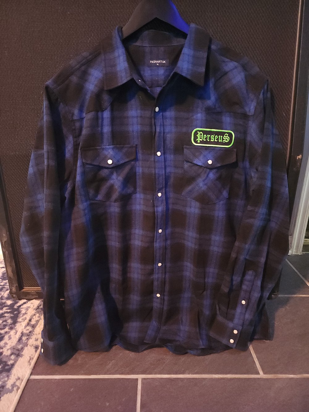 Blue Perseus Flannel