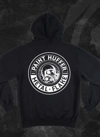 Image 1 of PAINTHUFFER HOODIE - BLACK